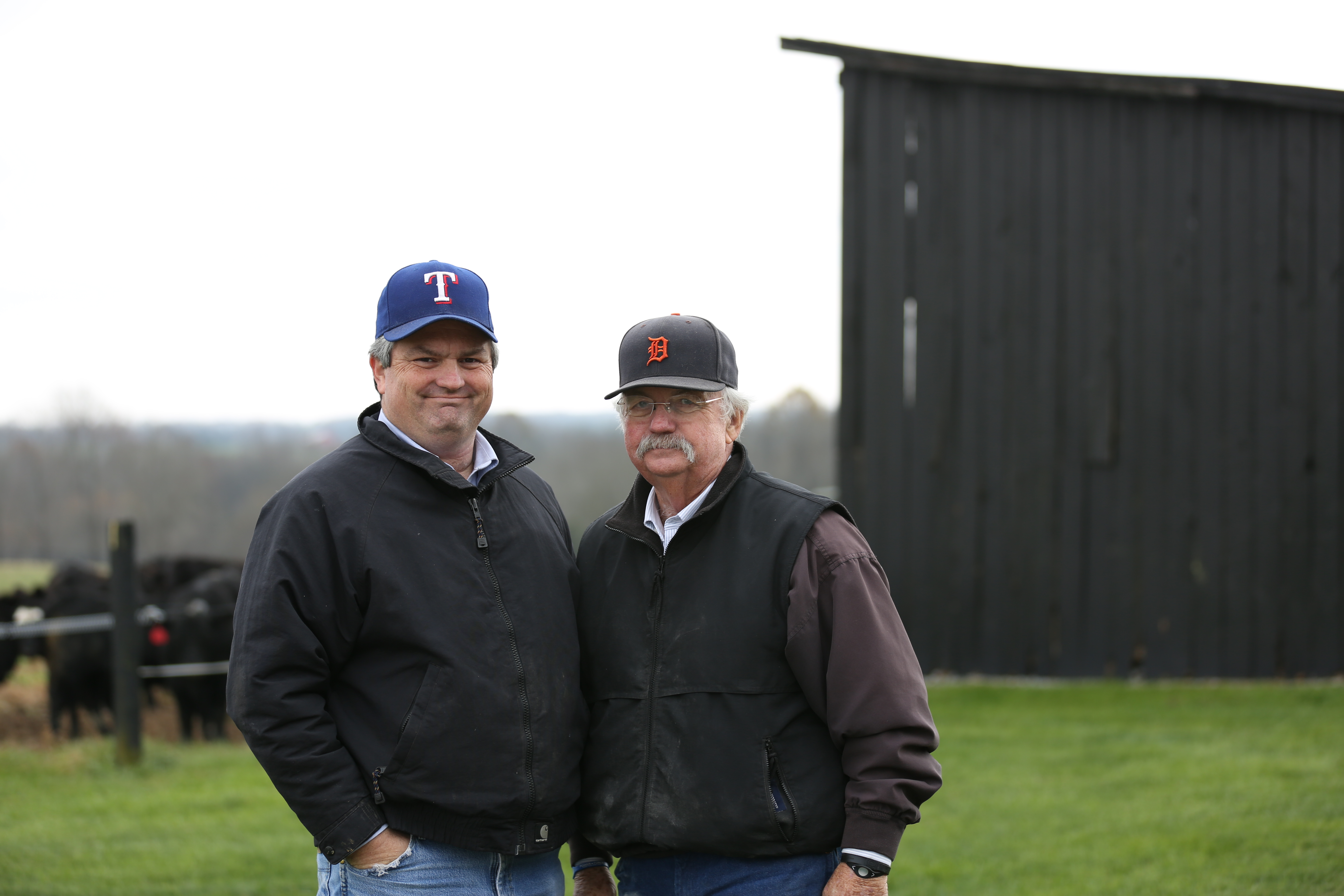 Scott (left) and his father Billy (right) have always enjoyed their commercial Angus herd. However, it wasn't until they both retired from careers as agriculture teachers and FFA advisors that they were able to transition the focus of their herd to producing high quality beef.